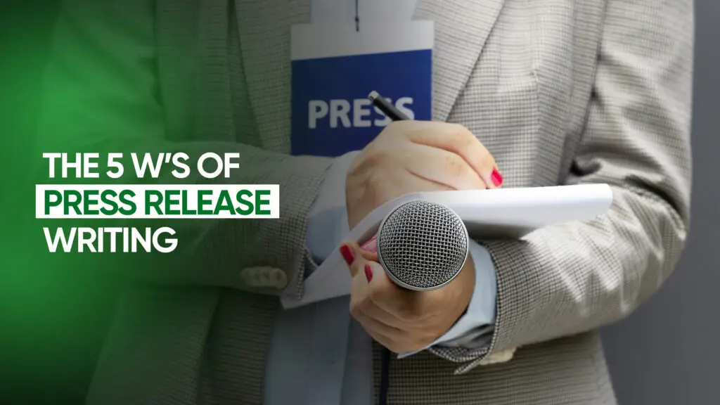 Press Release writing