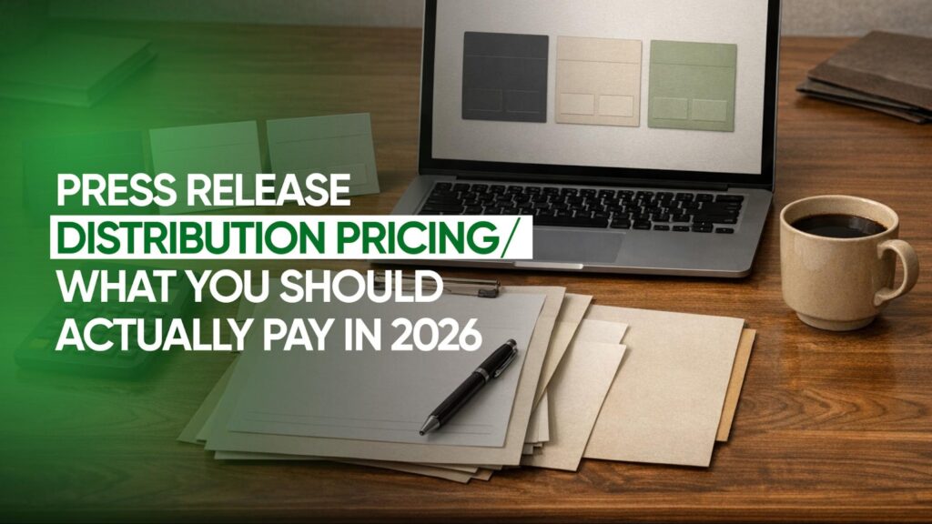 Press Release Distribution Pricing: What You Should Actually Pay in 2026